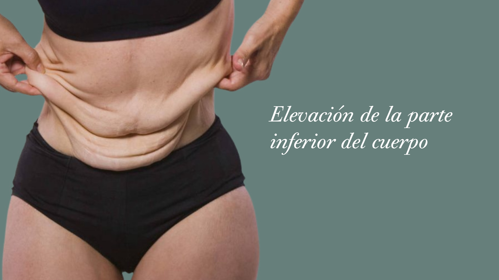 Elevación de la parte inferior del cuerpo